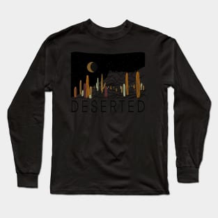 Deserted desert landscape Long Sleeve T-Shirt